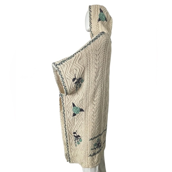 $500 NWT Free People x Anna Sui Limited Edition Yves Sweater Classic Knit Poncho - Picture 7 of 12